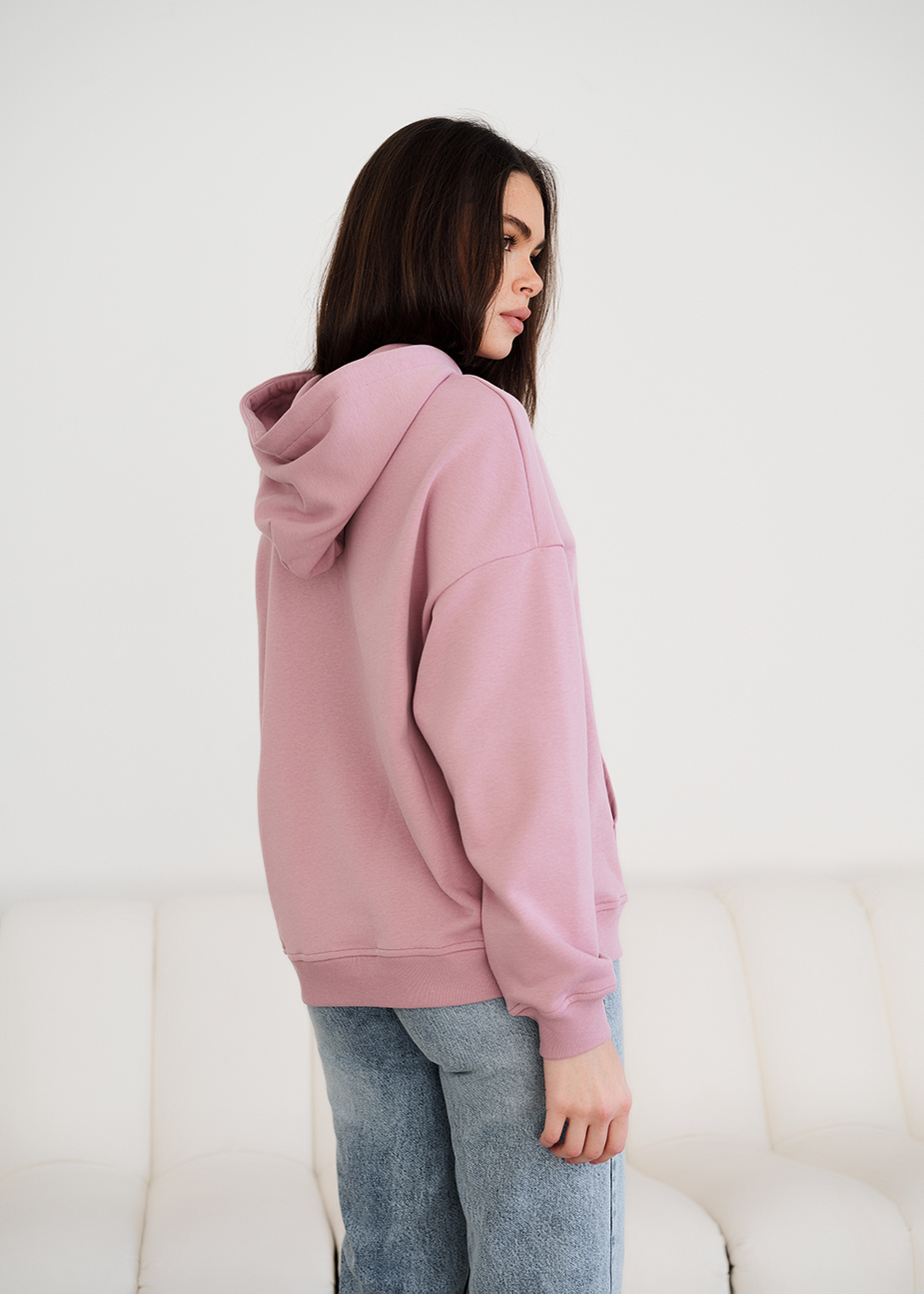 Hanorac de damă Staff vin powder oversize