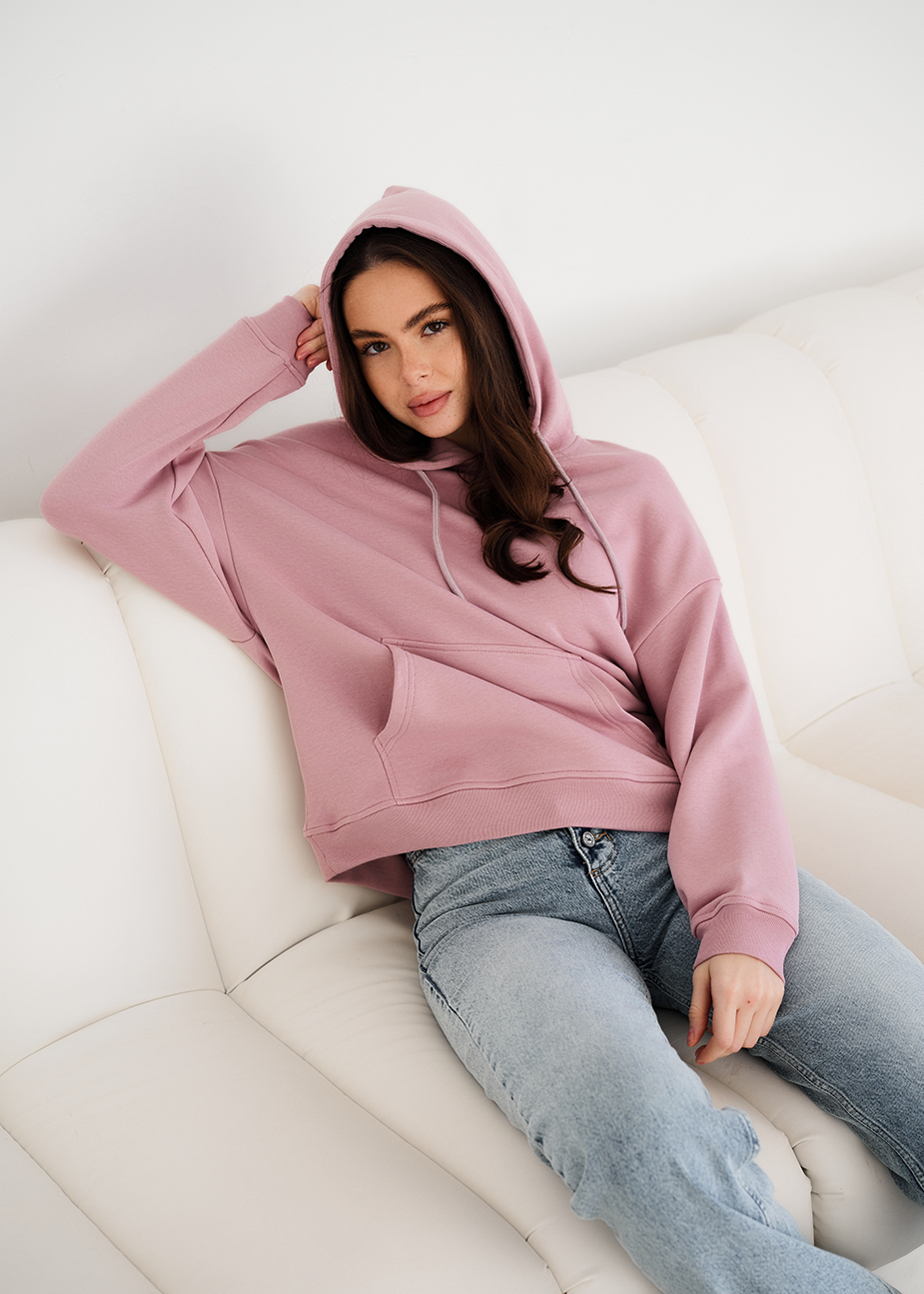 Hanorac de damă Staff vin powder oversize