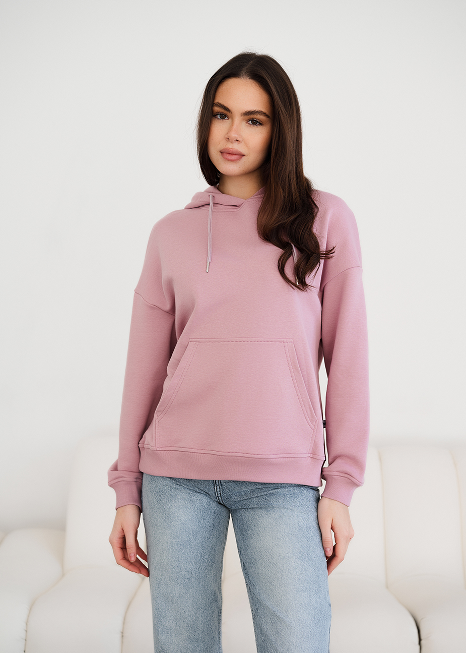 Hanorac de damă Staff vin powder oversize