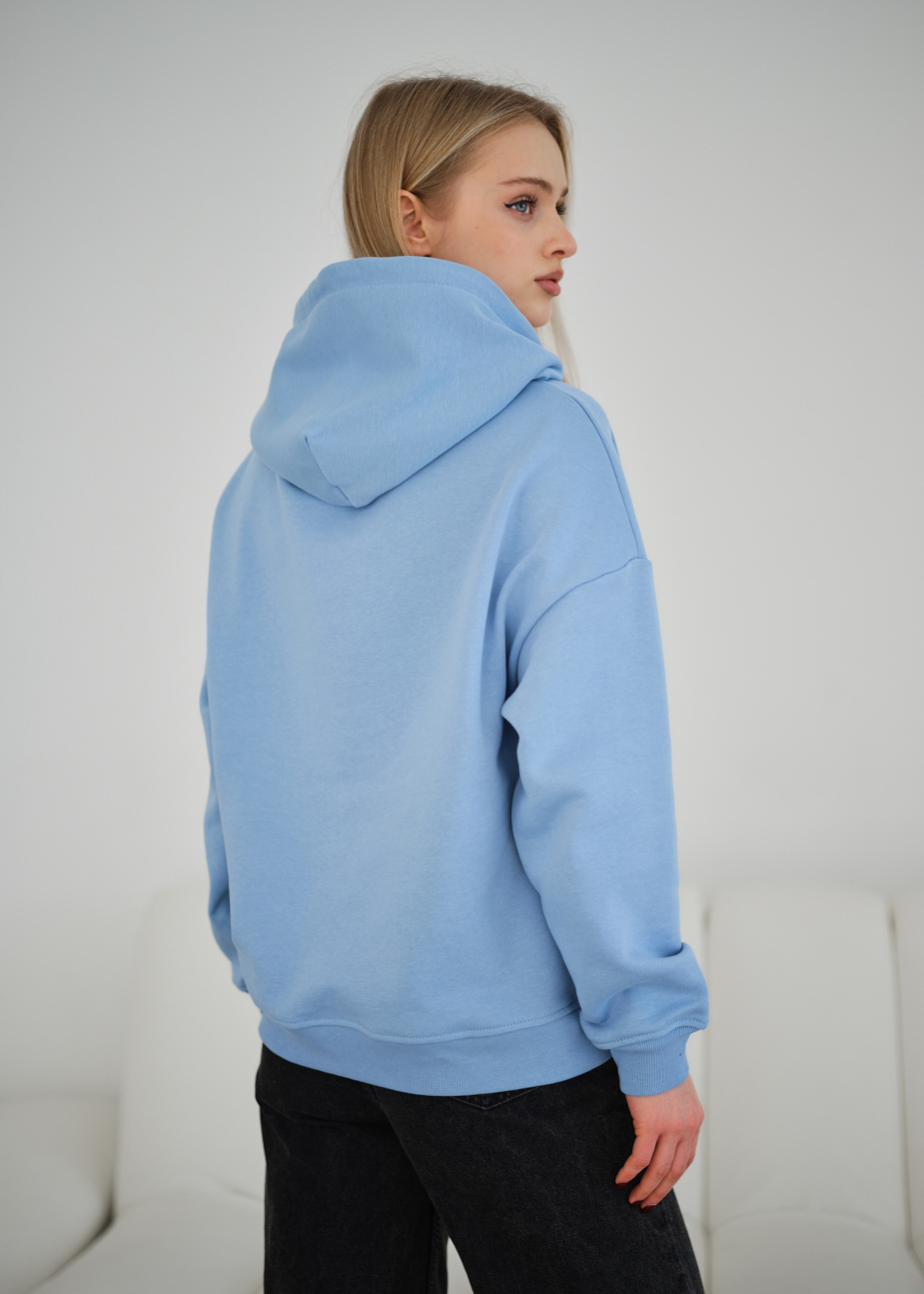 Hanorac de damă Staff vin light blue oversize