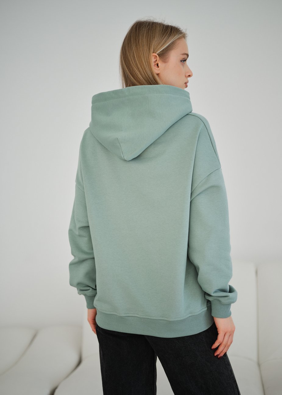 Hanorac de damă Staff vin mint oversize