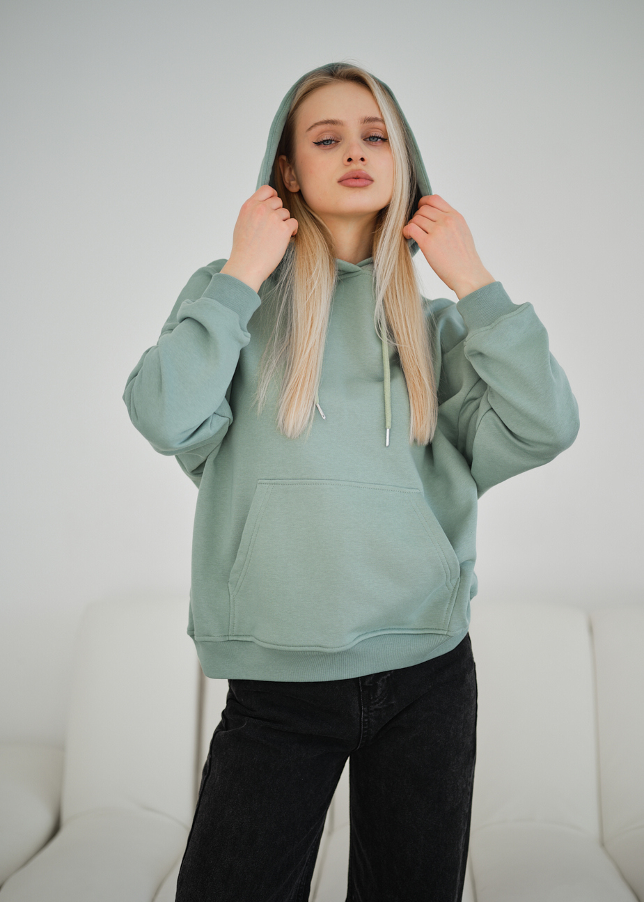 Hanorac de damă Staff vin mint oversize