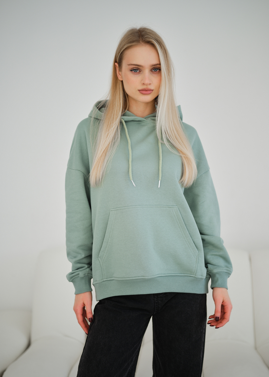 Hanorac de damă Staff vin mint oversize