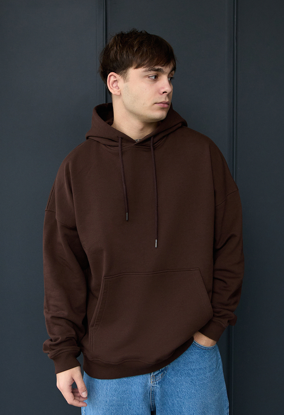 Hanorac Staff brown oversize