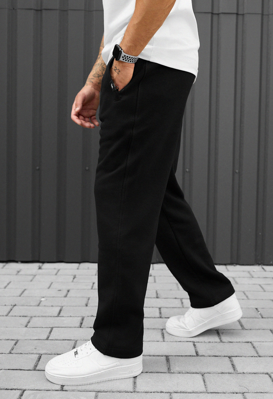 Pantaloni de trening Staff lak black