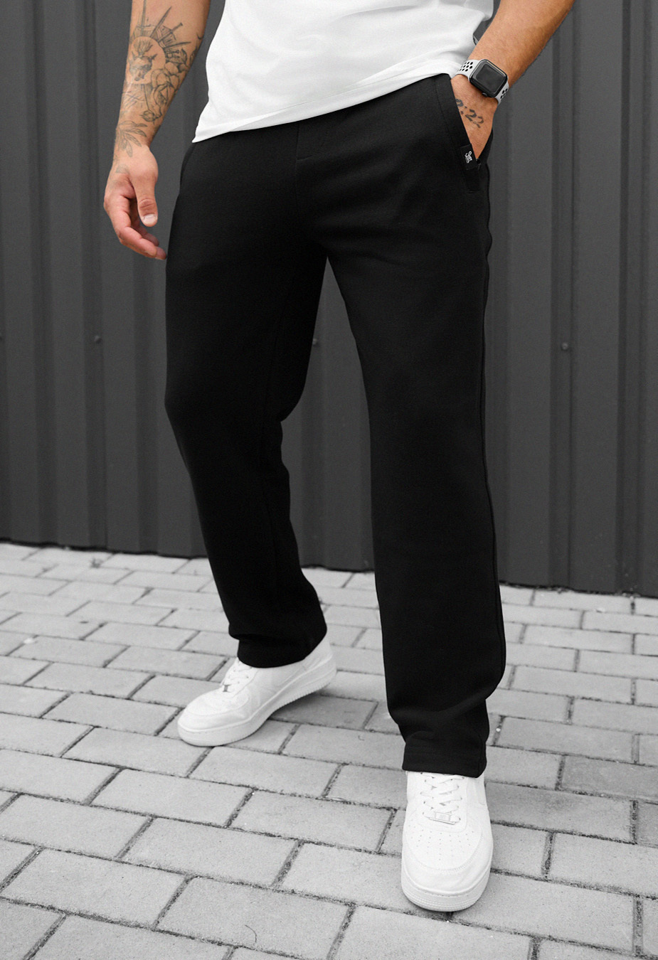 Pantaloni de trening Staff lak black