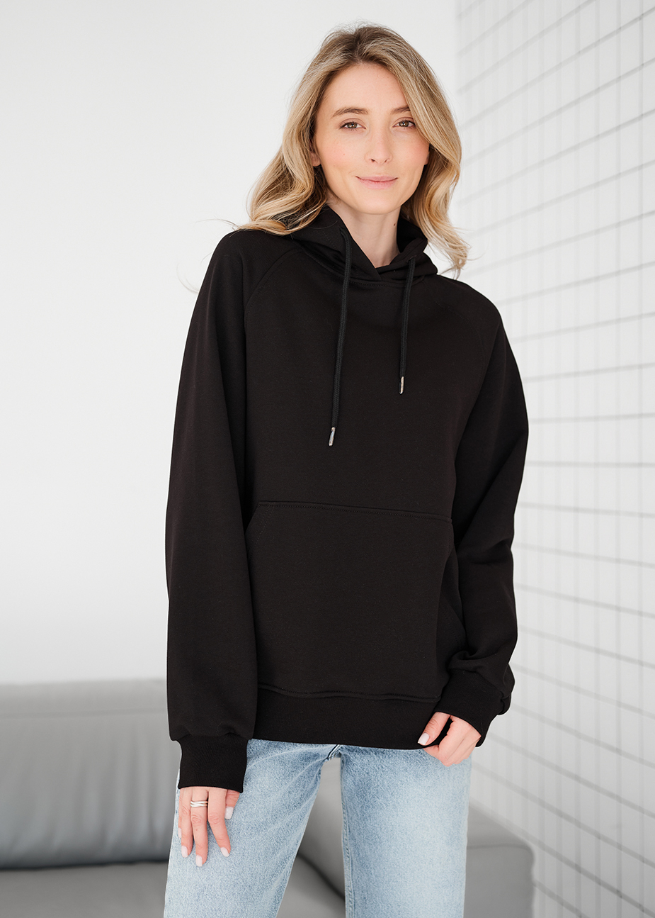 Hanorac de damă Staff am black oversize