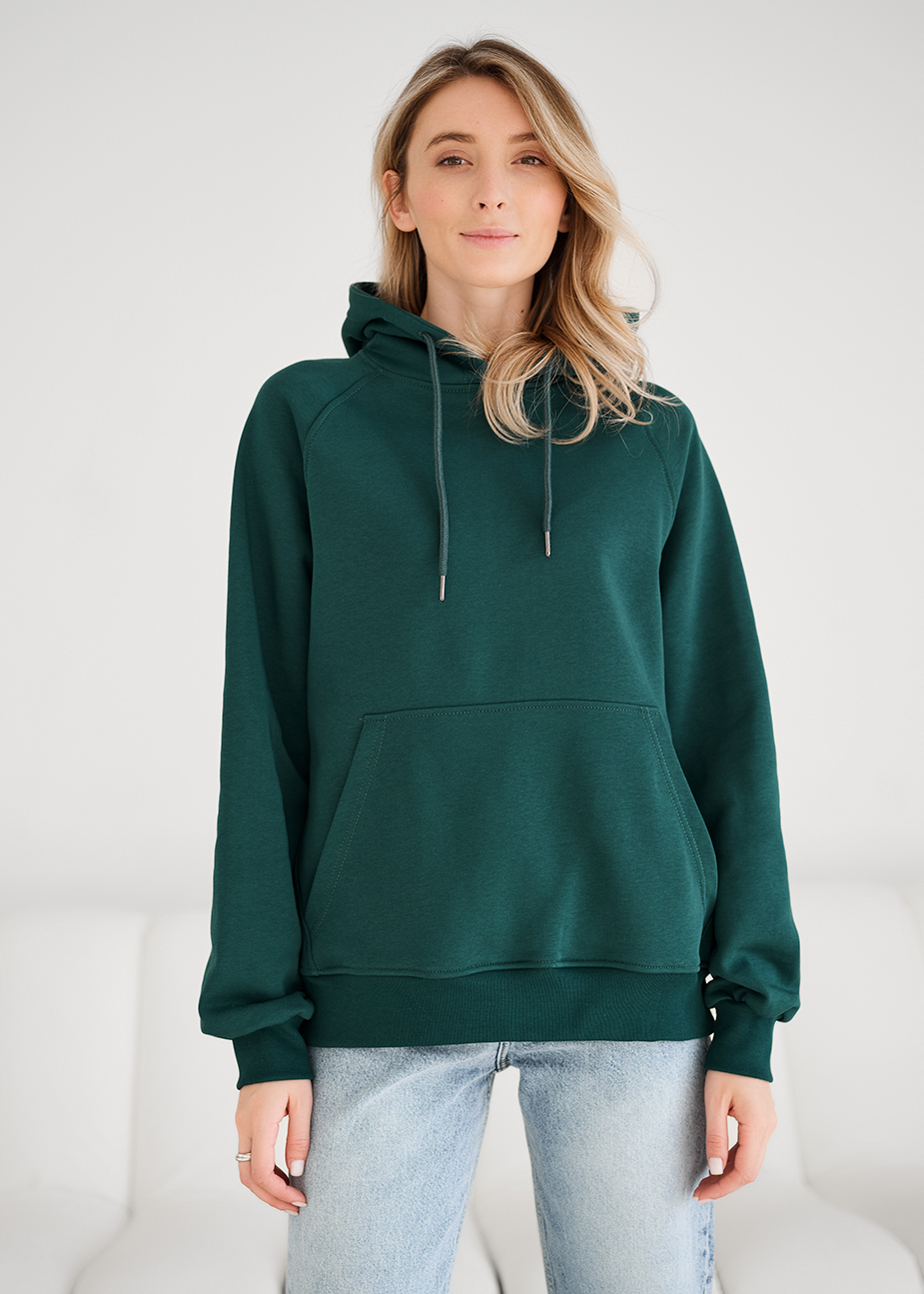 Hanorac de damă Staff am green oversize