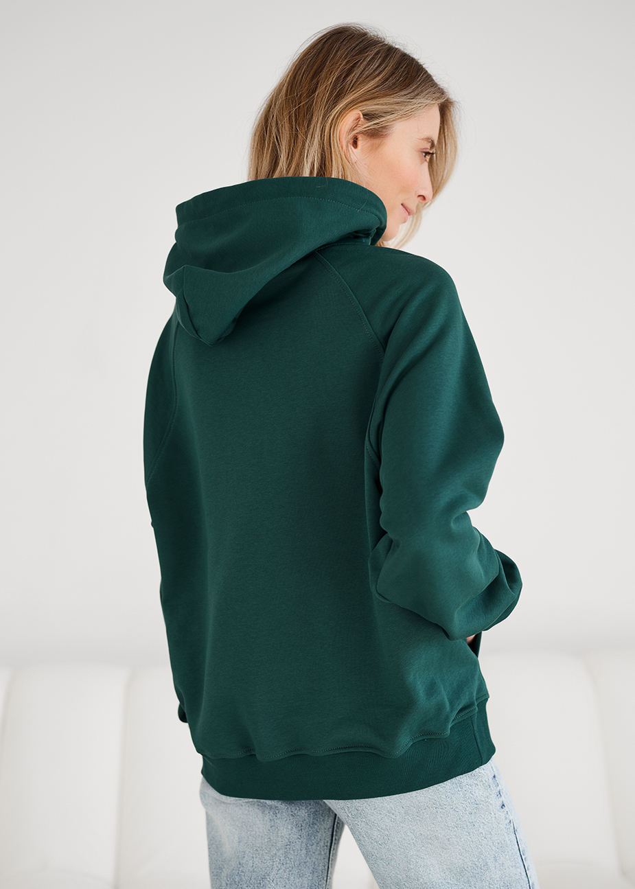 Hanorac de damă Staff am green oversize