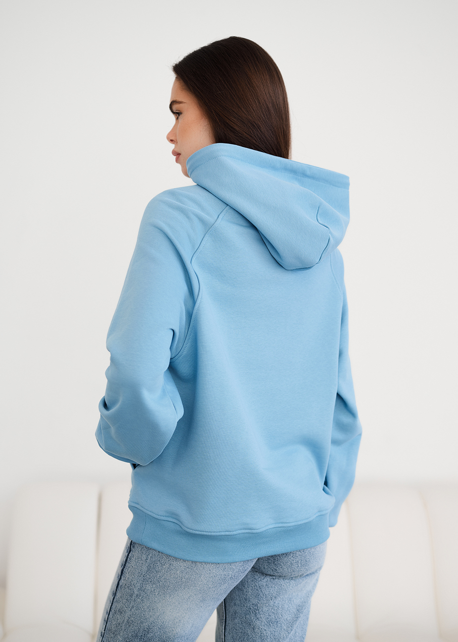 Hanorac de damă Staff am light blue oversize