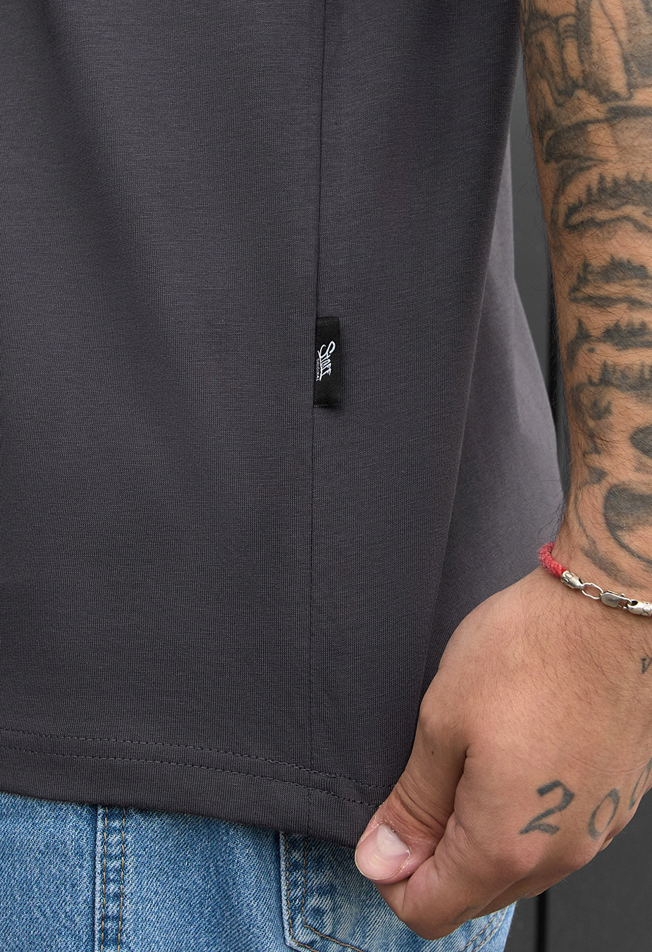 Tricou Staff dark gray