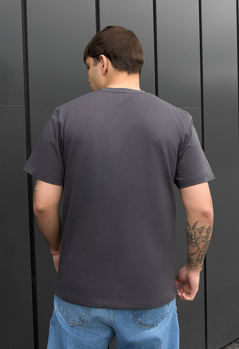 Tricou Staff dark gray