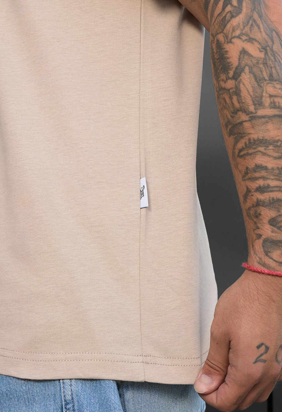 Tricou Staff light beige