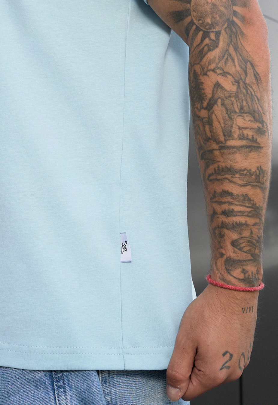 Tricou Staff light blue