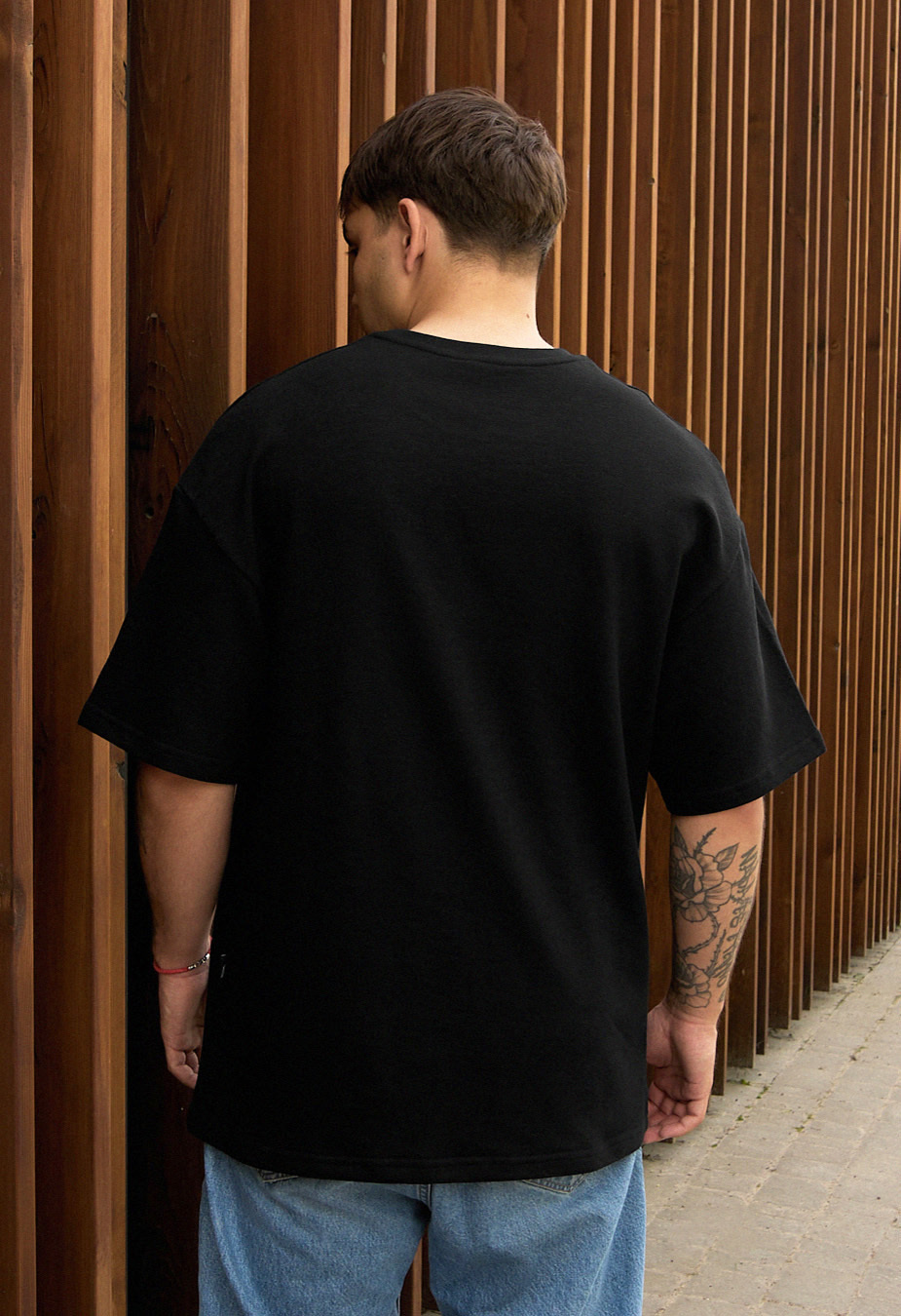 Tricou Staff be black oversize