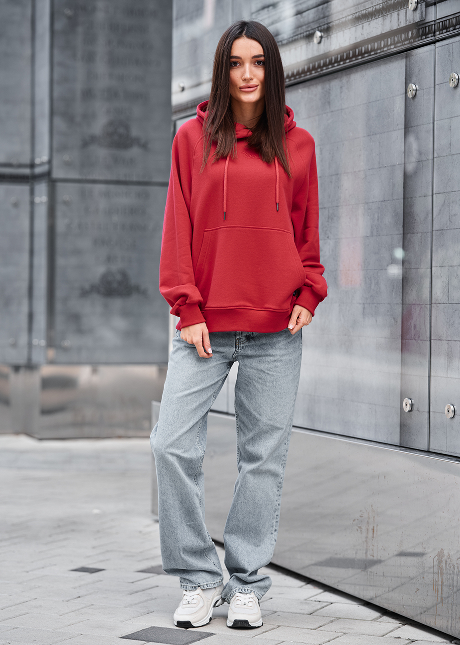 Hanorac de damă Staff amo bordo logo oversize
