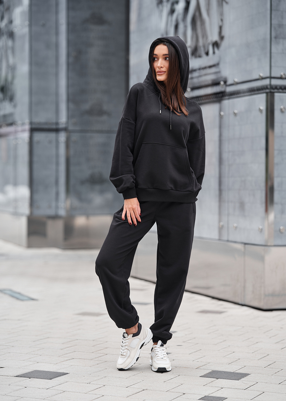 Costum de trening de damă Staff po black oversize
