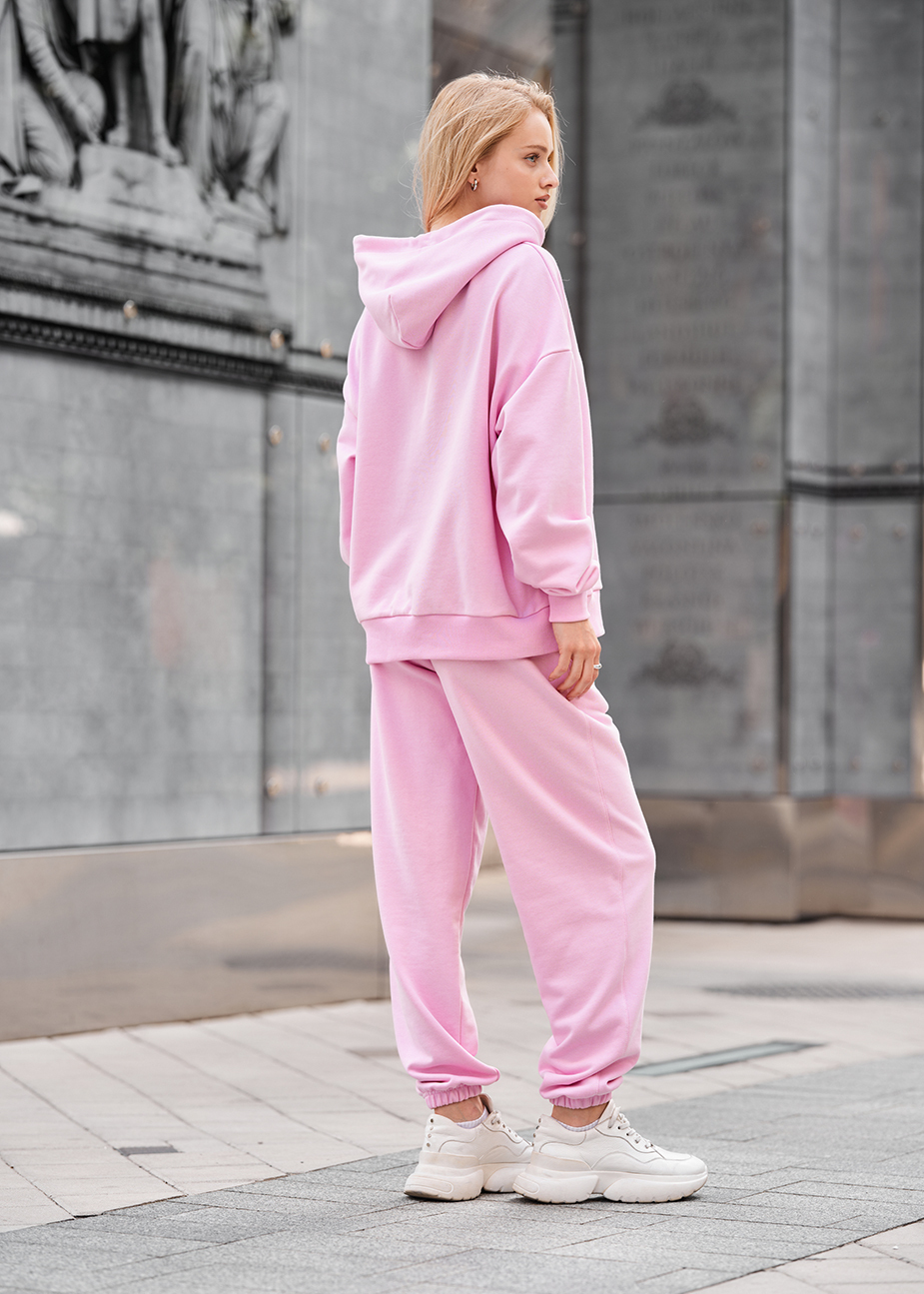 Costum de trening de damă Staff po pink oversize