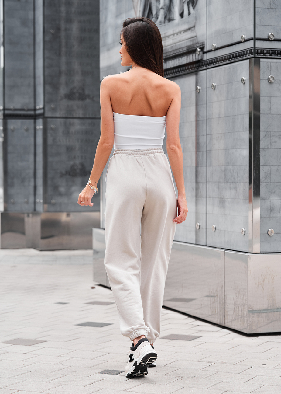 Pantaloni de trening de damă Staff flexi light gray