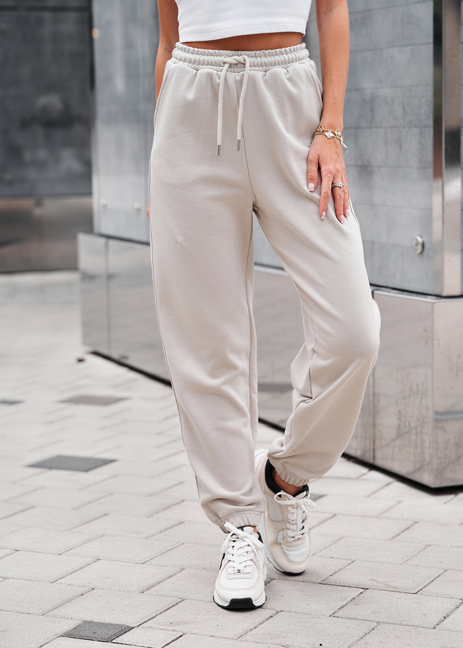 Pantaloni de trening de damă Staff flexi light gray