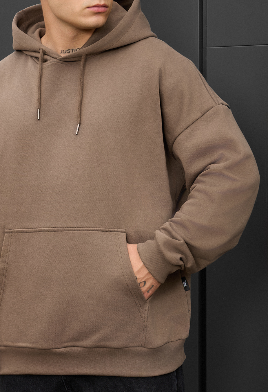 Hanorac Staff brown oversize