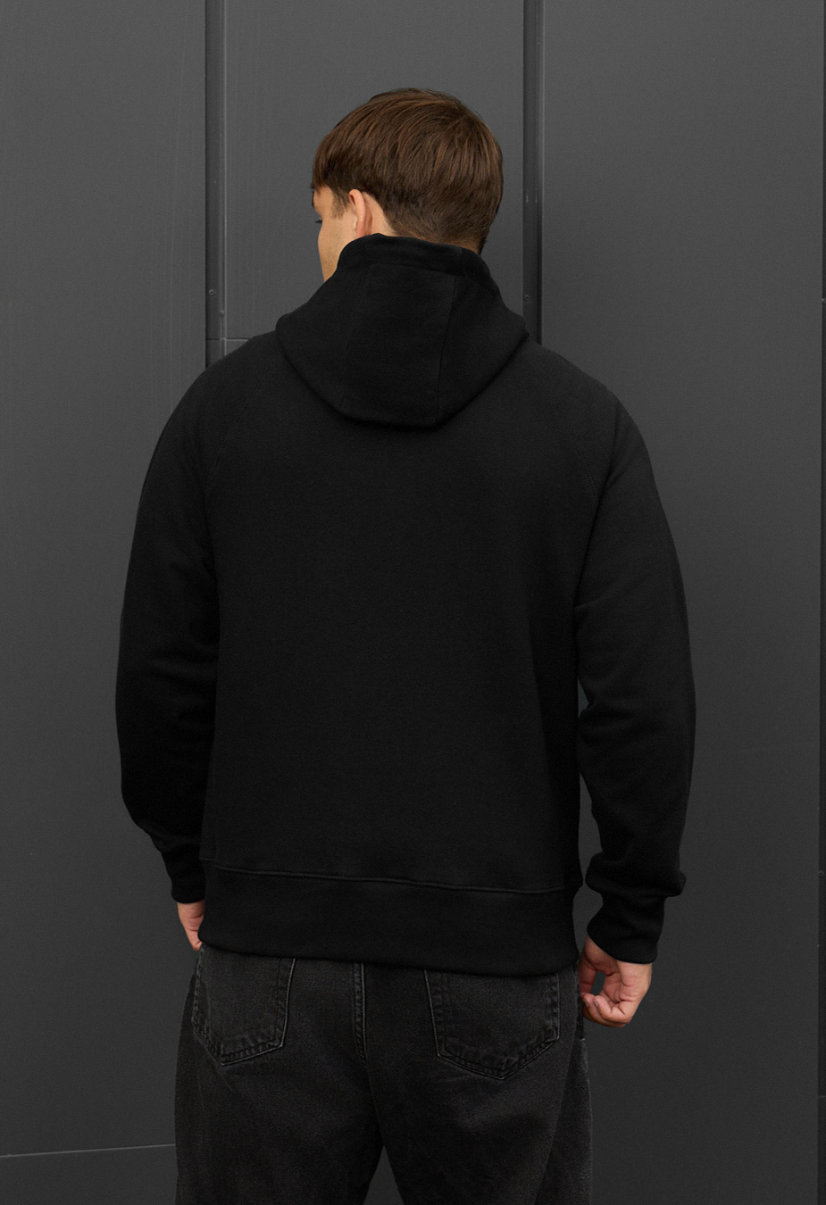 Hanorac Staff black logo zip