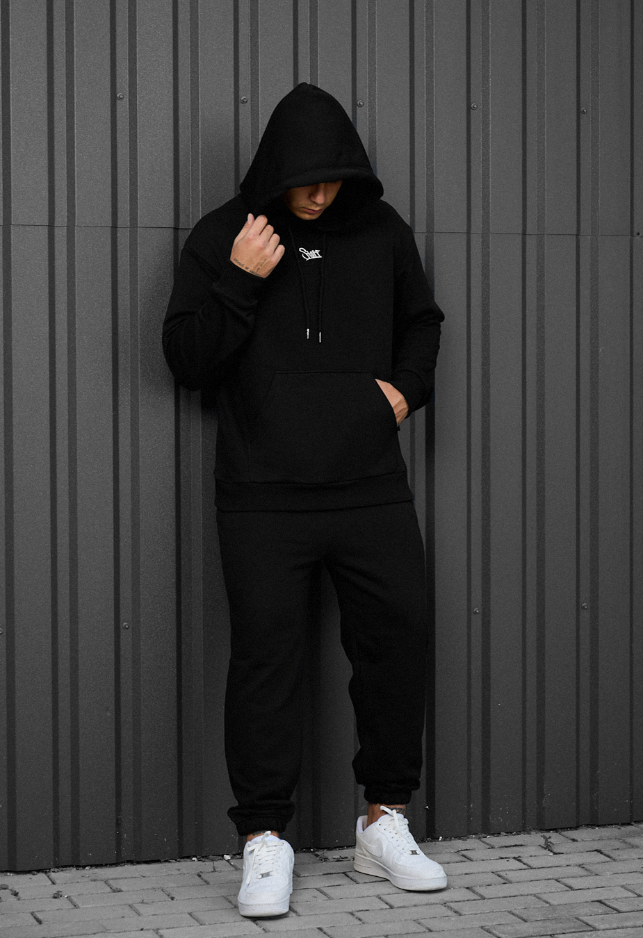 Costum de trening Staff fad black