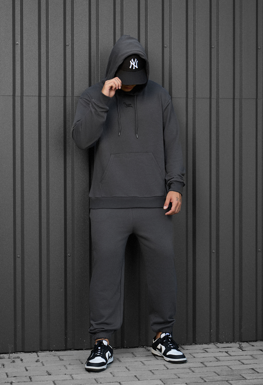 Costum de trening Staff fad dark gray