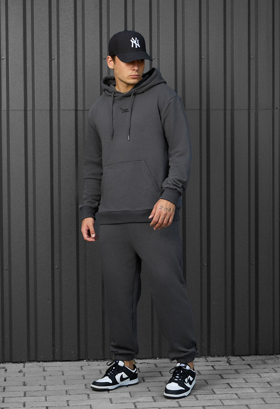 Costum de trening Staff fad dark gray
