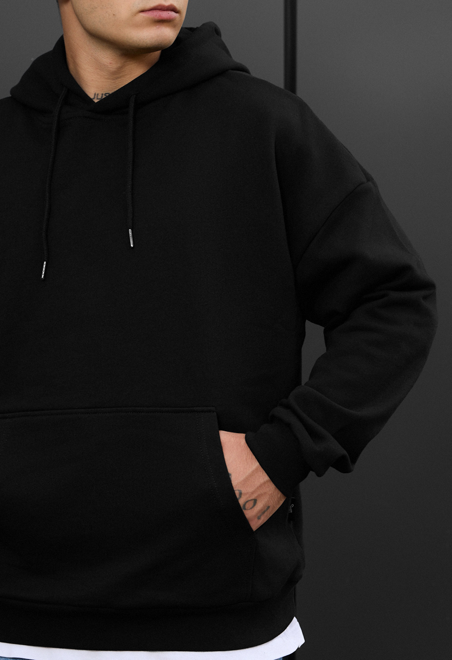 Hanorac Staff black oversize
