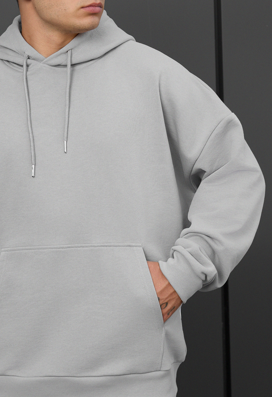 Hanorac Staff light gray oversize