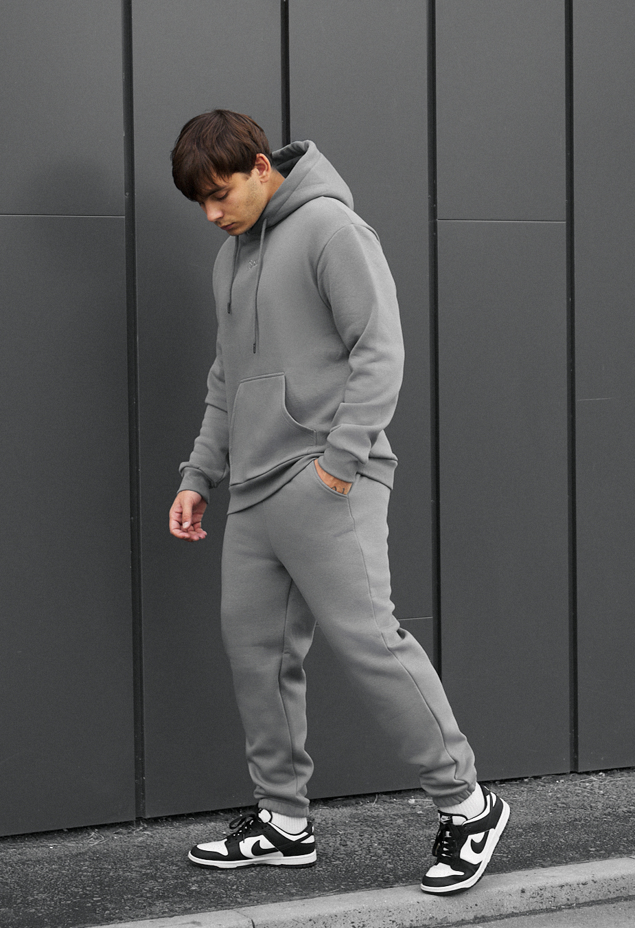 Costum de trening Staff fiv gray fleece