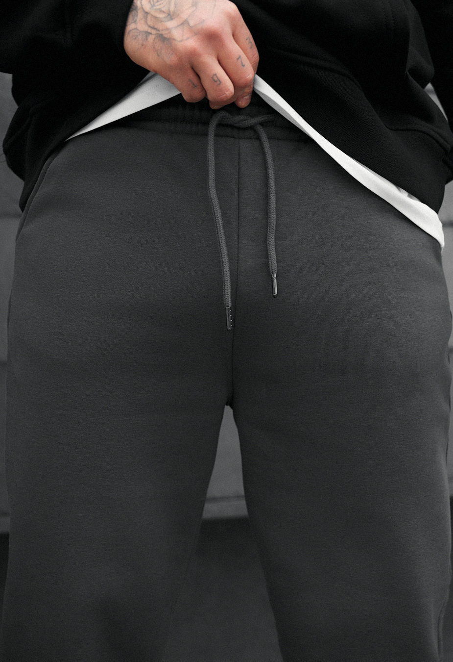 Pantaloni de trening  Staff fad dark gray fleece