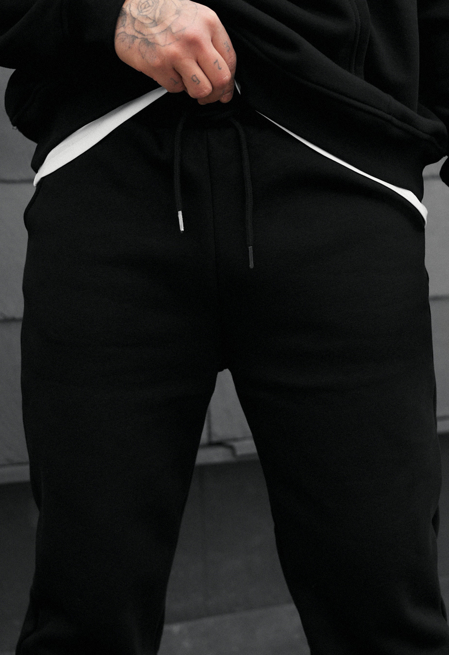 Pantaloni de trening Staff fad black fleece