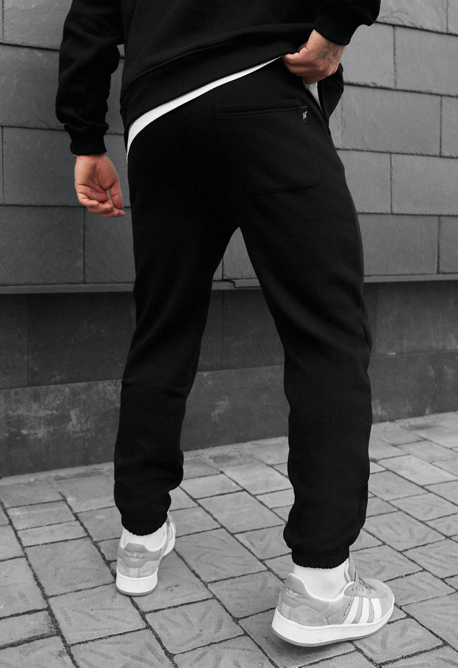 Pantaloni de trening Staff fad black fleece