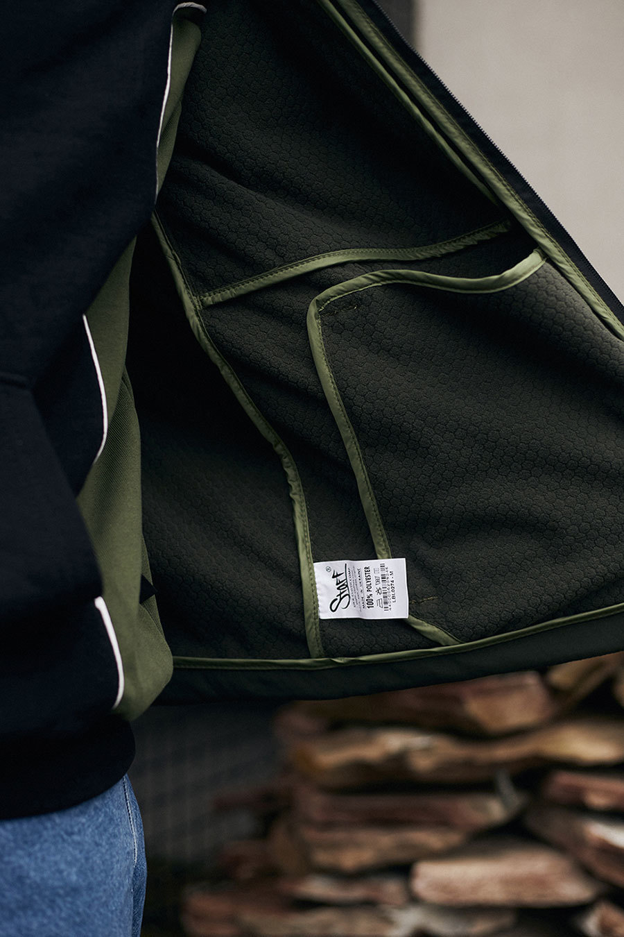 Geacă Staff soft shell re khaki