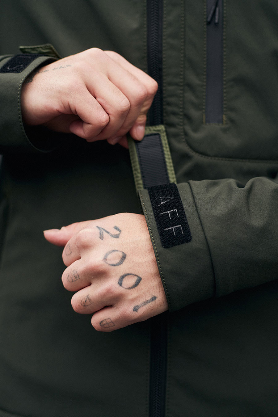 Geacă Staff soft shell re khaki