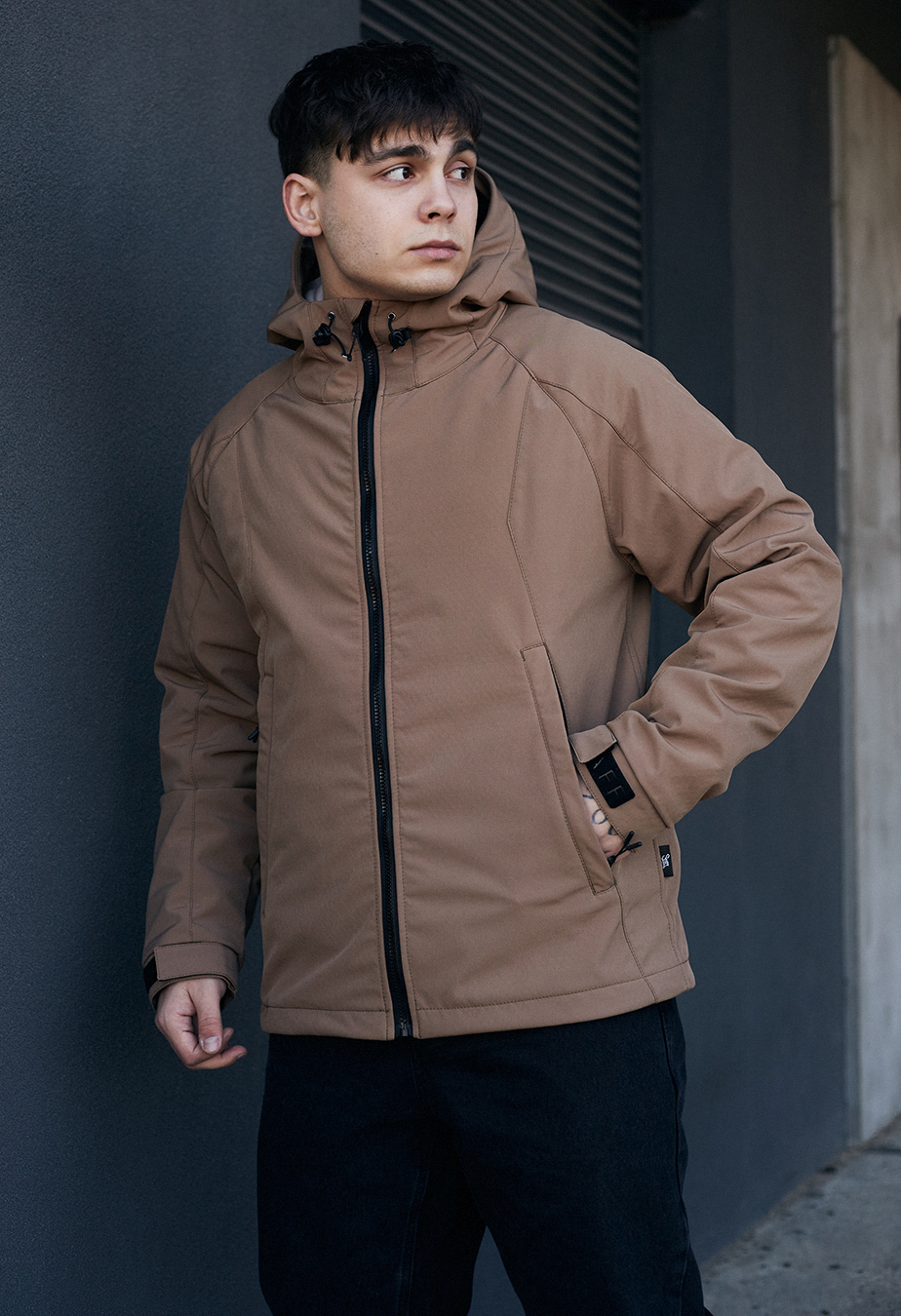 Geacă Staff soft shell ob brown