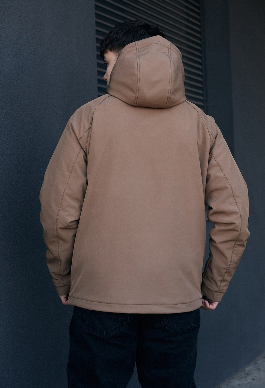 Geacă Staff soft shell ob brown