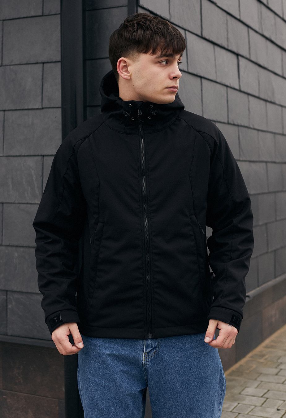 Geacă Staff soft shell ob black