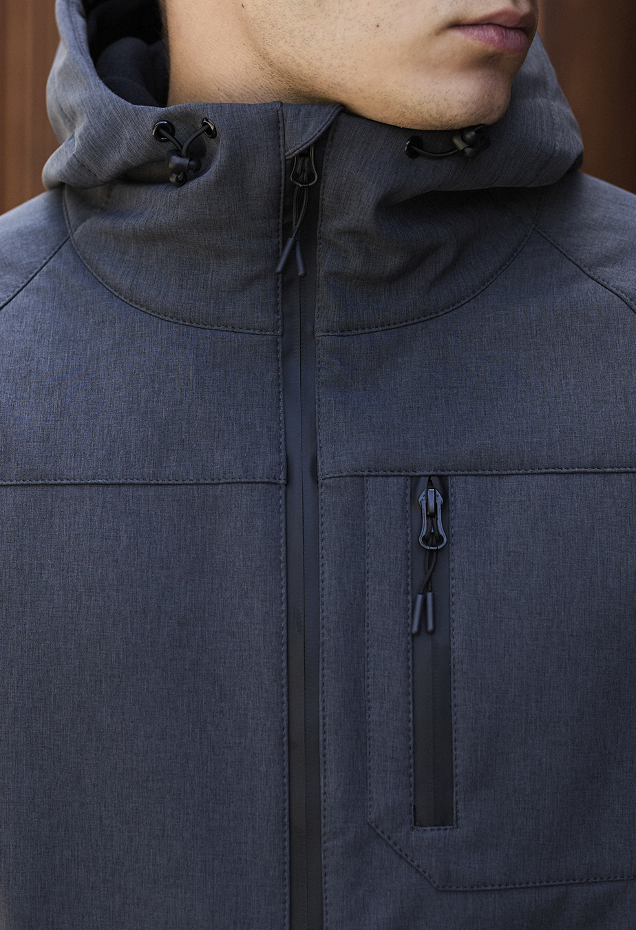 Geacă Staff soft shell bo gray