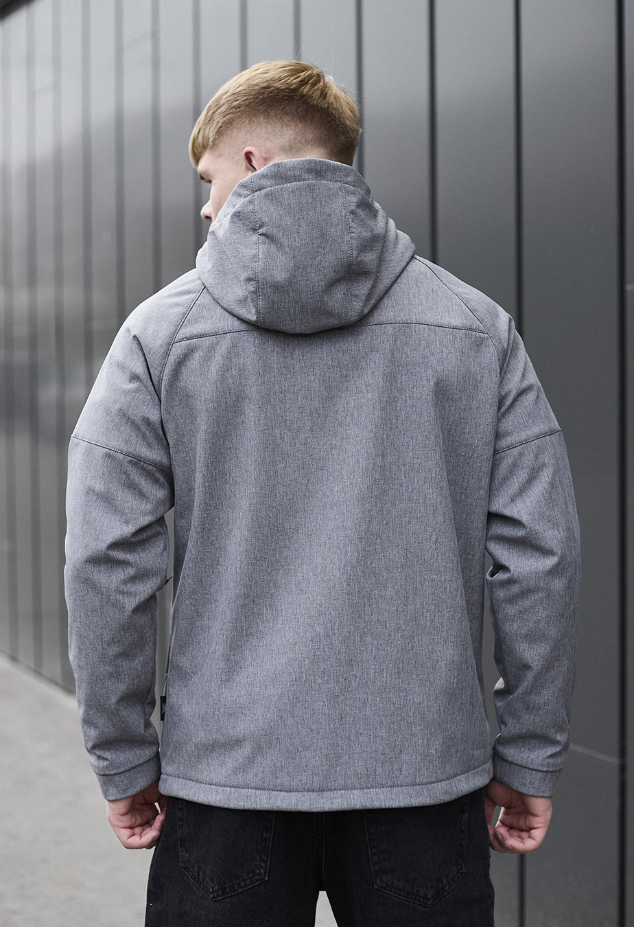 Geacă Staff soft shell bo gray melange