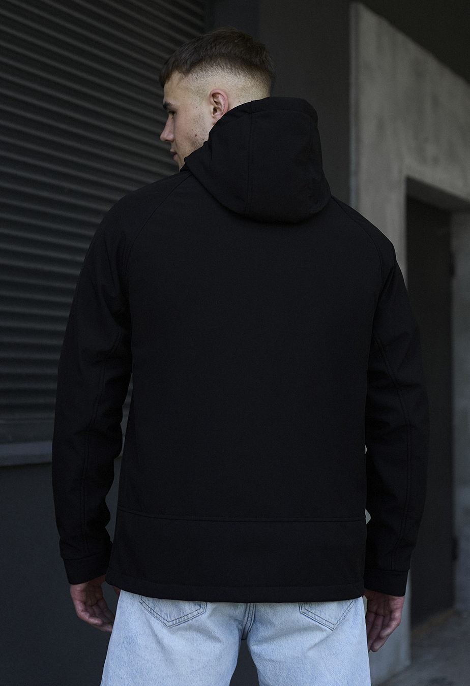 Geacă Staff soft shell pu black