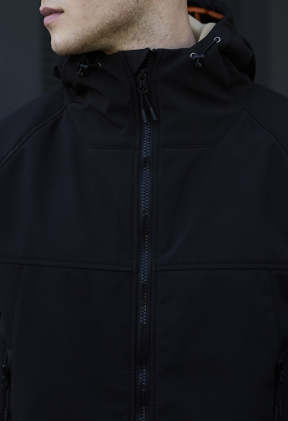 Geacă Staff soft shell pu black