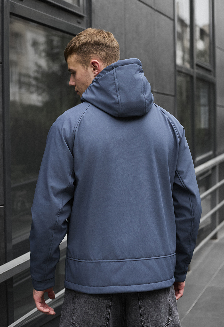 Geacă Staff soft shell pu navy