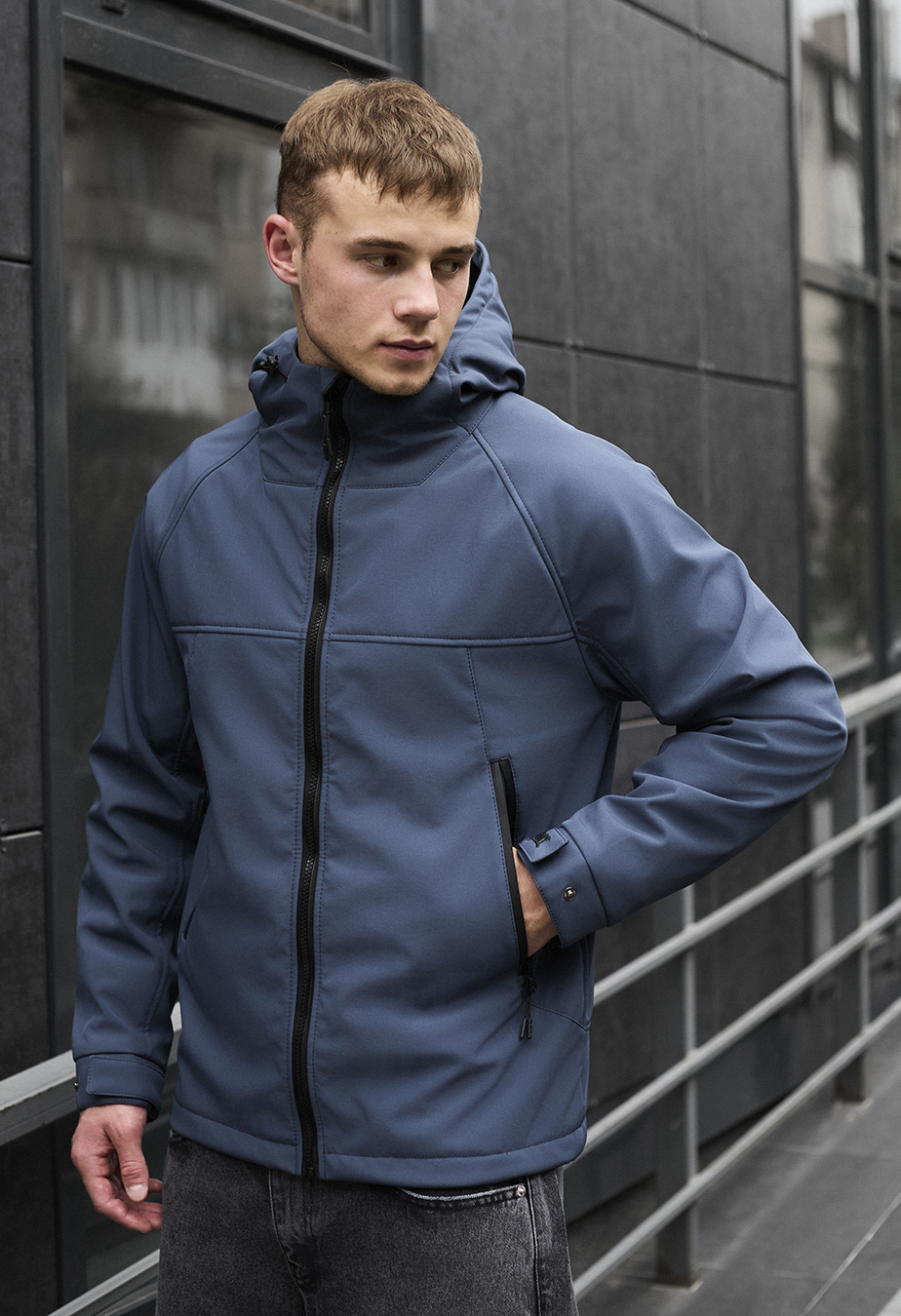 Geacă Staff soft shell pu navy