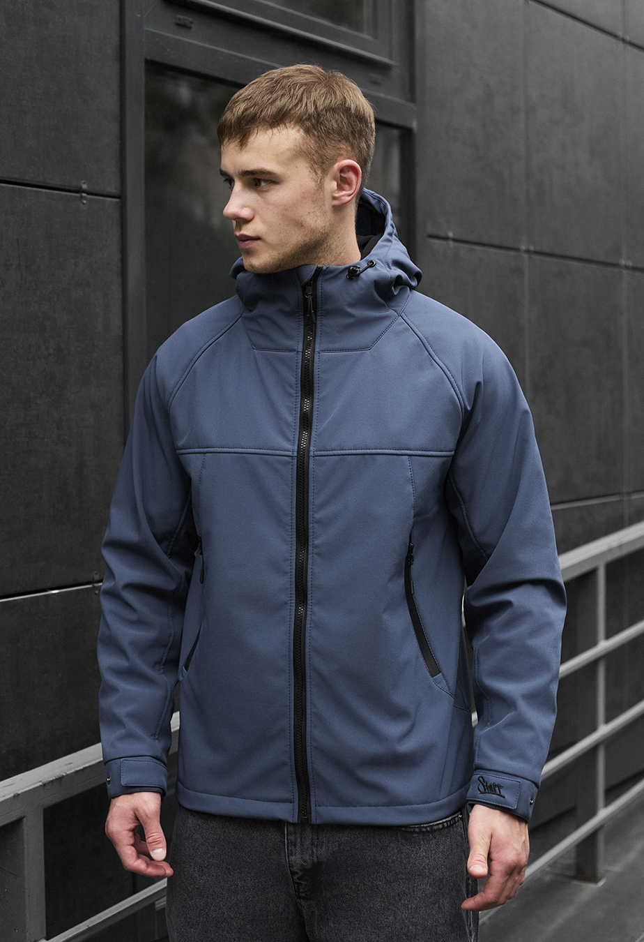 Geacă Staff soft shell pu navy