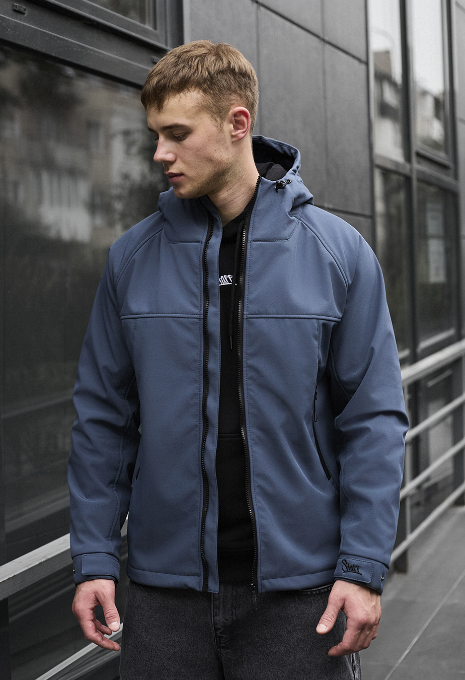 Geacă Staff soft shell pu navy