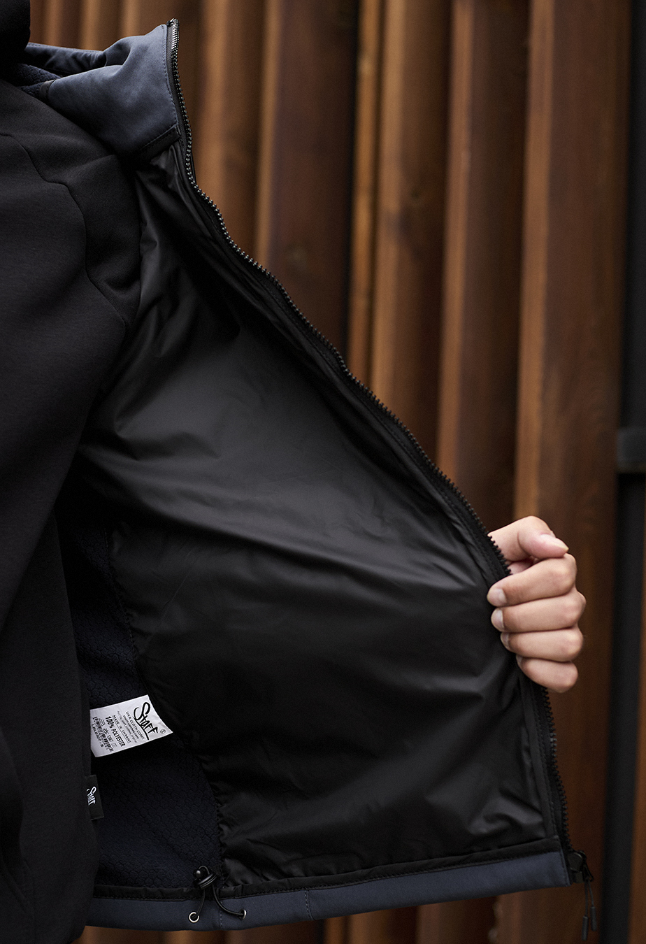 Geacă Staff soft shell flox gray