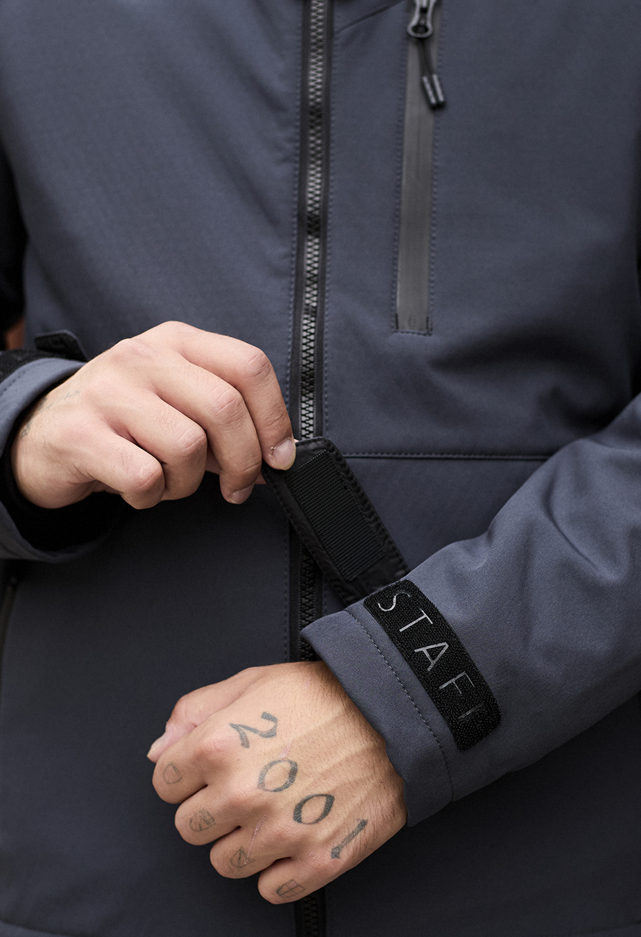 Geacă Staff soft shell flox gray